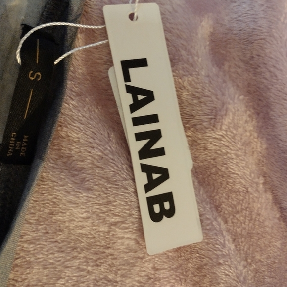 LAINAB Women's Heathered Camo V-Neck Short Sleeve T-Shirt NEW Small Active C - Picture 3 of 7